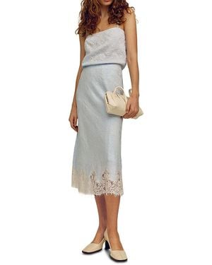 Reformation Carolina Slip Skirt - Multicolor