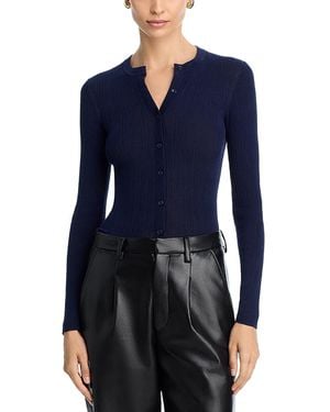 A.L.C. A. L.C. Fisher Textured Cardigan - Blue