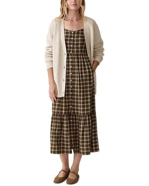 Marine Layer Merino Wool Boyfriend Cardigan - Natural