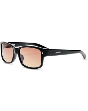 Jacquemus Bastide D Frame Sunglasses, 54Mm - White