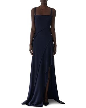 Jason Wu Crepe Back Satin Slip Dress - Blue