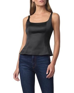 Joe's Jeans Jemma Satin Corset Top - Blue