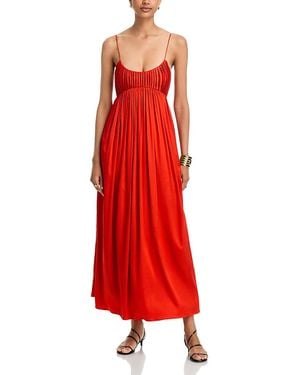 TOVE Katrine Scoop Neck Sleeveless Dress - Red