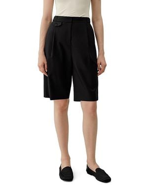 LILYSILK Wool Silk Bermuda - Black