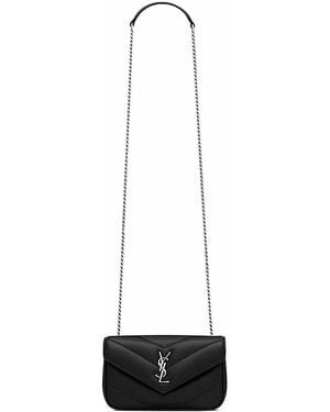Saint Laurent Loulou Mini Bag - White