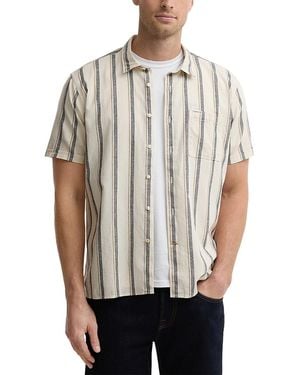 Barbour Barkend Stripe Summer Pocket Shirt - Gray