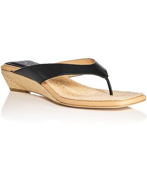 Rag & Bone Jo Thong Wedge Sandals - Multicolor
