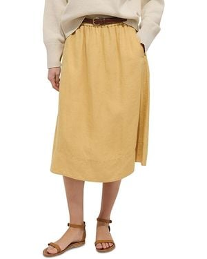 Alex Mill Maddie Linen Skirt - Yellow