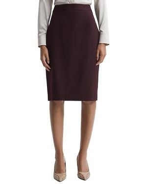 Reiss Jade Tailored Skirt - Black