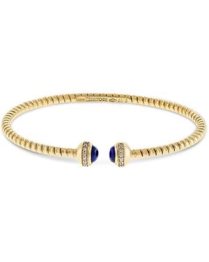 Alberto Milani 18K Diamond & Lapis Via Giardino Tubogas Small Rope Bracelet - Metallic