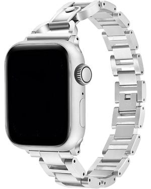 The Posh Tech Avery Stainless Steel Band For Apple Watch - Black