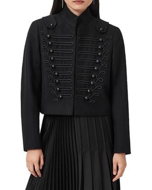 AllSaints Rummy Military Jacket - Black