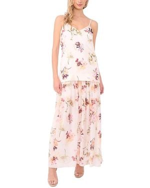 1.STATE V Neck Slip Dress - Pink