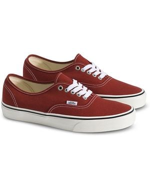 Vans Authentic Canvas Sneakers - Red