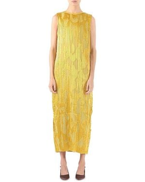 Jason Wu Fil Coupe Shift Dress - Yellow