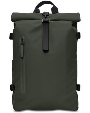 Rains Rolltop Rucksack - Green