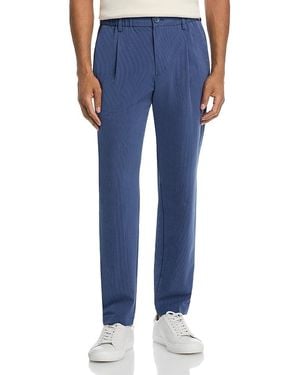 Herno Slim Fit Seersucker Pants - Blue