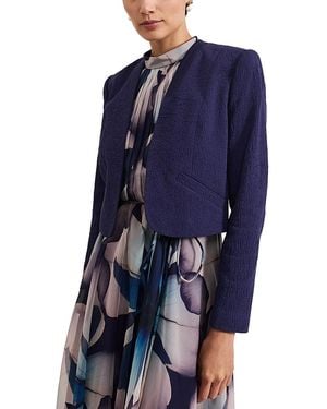 Phase Eight Olivia Cropped Jacket - Blue