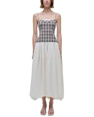 Jonathan Simkhai Pfeiffer Bustier Dress - Gray