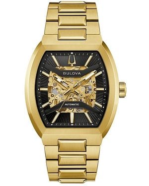 Bulova Maquina Automatic Watch, 40Mm X 40Mm - Metallic