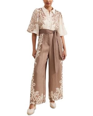 Phase Eight Lilja Jumpsuit - Natural