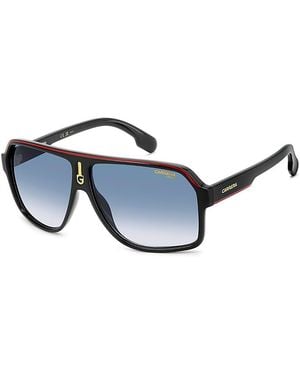 Carrera Rectangular Sunglasses, 62Mm - Blue