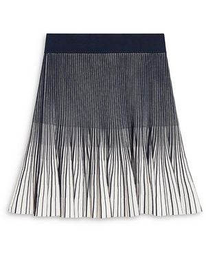 Ted Baker Lotttii Flippy Hem Skirt - Blue