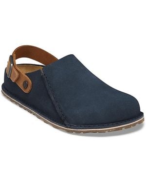 Birkenstock Lutry Slingback Clogs - Blue