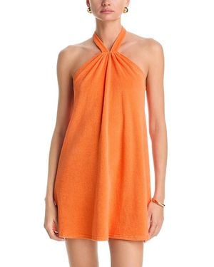 Xirena Lolita Halter Neck Dress - Orange