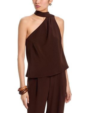 Lucy Paris Elma Tie Neck Top - Red