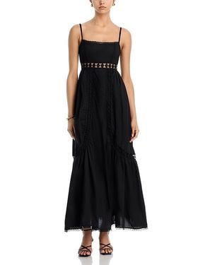 Peixoto Charlotte Swim Cover Up Maxi Dress - Black
