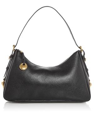 Rebecca Minkoff Mia Large Leather Shoulder Bag - Black