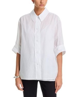 Jil Sander Boxy Short Sleeve Shirt - White