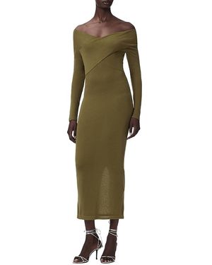 AllSaints Delta Jersey Dress - Green