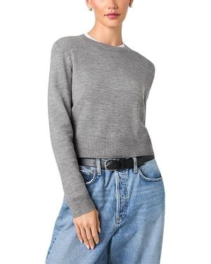 French Connection Baby Soft Crewneck Sweater - Gray