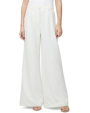 French Connection Azra Twill Pleated Pants - White