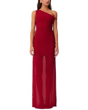 SNDY'S Pomona Mesh Maxi Dress - Red