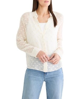 NIC+ZOE Aura Dot Shirt - White