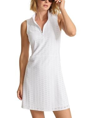 Tommy Bahama Abby Eyelet Embroidered Dress - White
