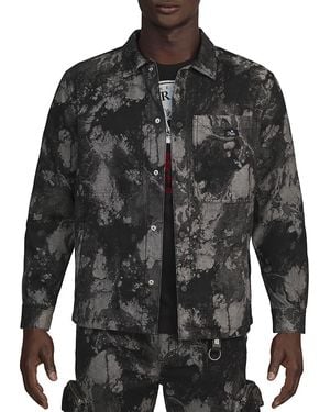 PRPS Squaw Valley Printed Shirt Jacket - Gray