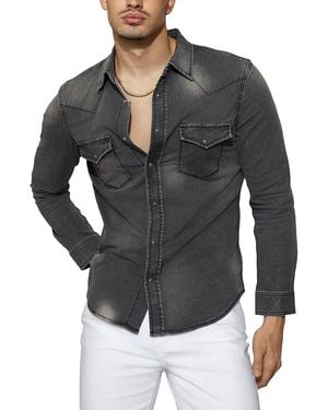 Monfrere Eastwood Denim Shirt - Gray