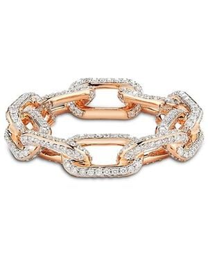 WALTERS FAITH 18K Saxon Diamond Chain Link Ring - White