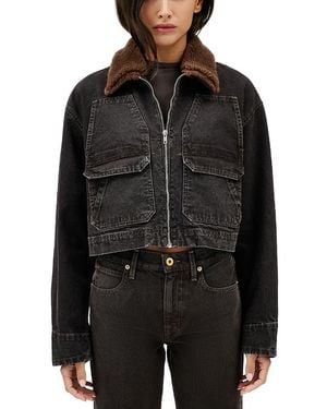 SLVRLAKE Denim Atlas Worker Jacket - Black