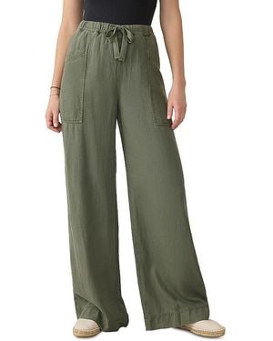 Faherty Drift Wide Leg Pants - Green