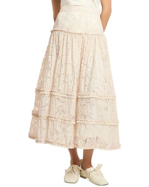 Cinq À Sept Suki Drop Waist Skirt - Natural