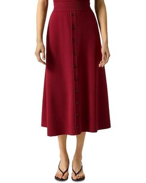 Argent Fulton Skirt - Red