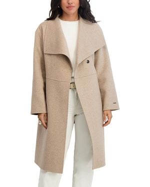 Tahari Coco Coat - Natural