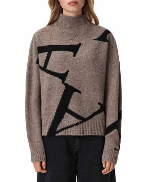 AllSaints A Star Jumper - Grey