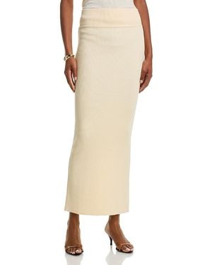 Wardrobe NYC Closet. Nyc Knit Column Skirt - Natural