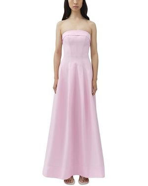 Jonathan Simkhai Avril Bustier Dress - Purple